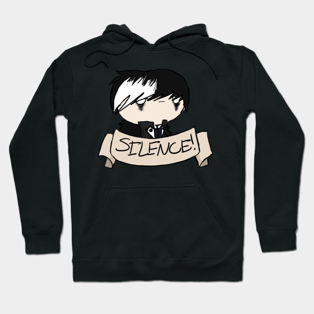 Silence! Hoodie by HeatherC